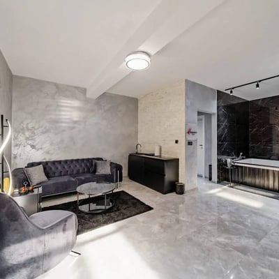 Alquiler de un elegante piso de 2 habitaciones, 42 m², con sauna y jacuzzi en el distrito de Vozdovac, Belgrado, Serbia